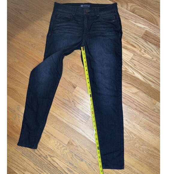 Democracy Jeans Womens Size 10 Blue Dark wash Skinny ankle Ab Technology - Picture 12 of 12